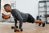 Close grip pushups. (Image credits: Pexels/ Mart Production)